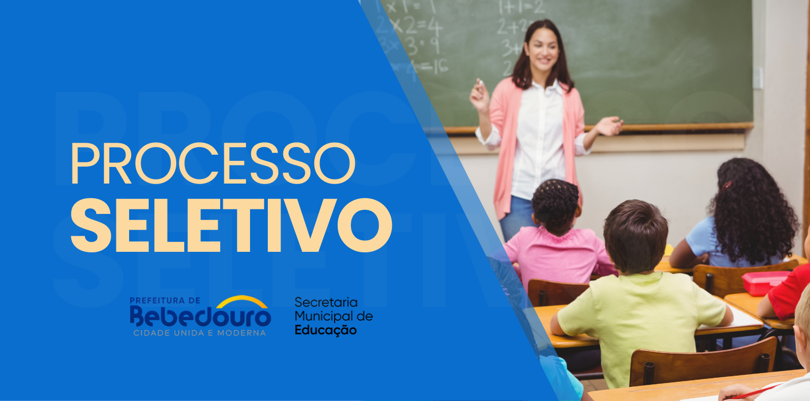 Inscrições para Processo Seletivo da Educação seguem até 07 de maio